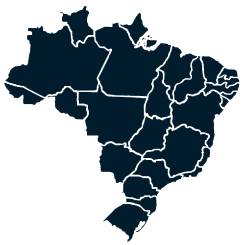 Atendemos todo o Brasil